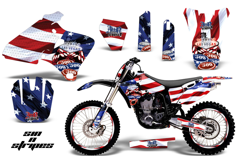 Yamaha YZ426F Graphics Kit SinNStripes